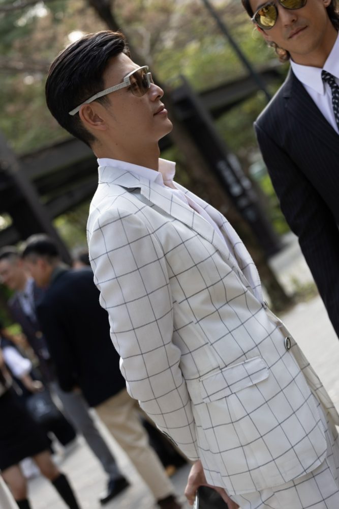Mr. Ma & Suit米白格紋休閒西裝